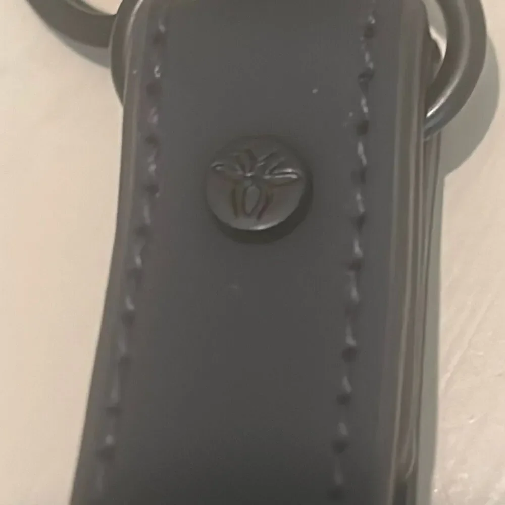 Dior GWP Wristlet Strap Keychain Black Debossed Logo Loop Minimalist Luxury NEW